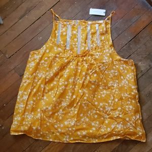 Maeve anthropologie orange top xl